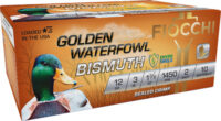 FIOCCHI GOLDEN BISMUTH 12GA 3″ – 1-3/8OZ #2 1450FPS 10RD 10BX/C