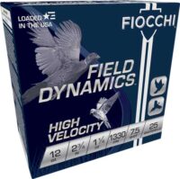FIOCCHI 12GA 2.75″ 1-1/4OZ – #7.5 1330FPS 25RD 10BX/CS