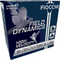 FIOCCHI 12GA 2.75″ 1-1/4OZ – #8 1330FPS 25RD 10BX/CS