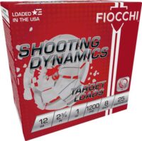 FIOCCHI 12GA 2.75″ 1OZ #8 – 1200FPS 250RD CASE LOT