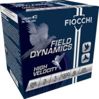 FIOCCHI 28GA 3″ 1OZ #6 1300FPS – 25RD 10BX/CS