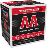 WINCHESTER AA 28GA 2.75″ 3/4OZ – #8 1300FPS 250RD CASE LOT