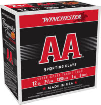 WINCHESTER AA 12GA 2.75″ 1OZ – #8 1350FPS 250RD CASE LOT
