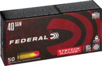 FEDERAL AE 40 SW 165GR TOTAL – SYNTHETIC JACKET 50RD 10BX/CS