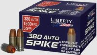 LIBERTY SPIKE 380 ACP 55GR – COPPR HP 20RD 50BX/CS