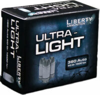 LIBERTY ULTRA LIGHT 380 ACP – 50GR COPPER HP 20RD 10BX/CS