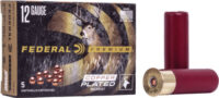 FEDERAL PREMIUM 12GA 3″ 00 – BUCK 15 PELLETS 5RD 50BX/CS