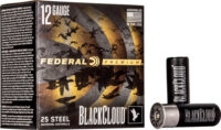 FEDERAL BLACK CLOUD 12GA 2.75″ – 1-1/8OZ #2 1500FPS 25RD 10BX/C