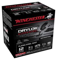 WINCHESTER DRYLOK 12GA 3.5″ – 1-1/2OZ #BB 1475FPS 25RD 10B/C