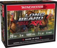 WINCHESTER LONG BEARD XR 20GA – 3″ 1-1/4OZ #6 10RD 10BX/CS
