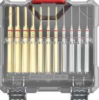 REAL AVID ACCU-PUNCH SET BRASS – 11 PIECE STANDARD PIN PUNCH