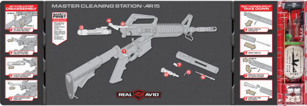REAL AVID MASTER CLEANING STAT – AR-15 CLEANING KIT & MAT