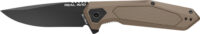 REAL AVID RAV-3 KNIFE ASSISTED – FOLDING 3.25″ BLADE TAN
