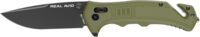 REAL AVID RAV-4 KNIFE ASSISTED – FOLDING 3.25″ BLD GREEN NYLON