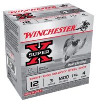 WINCHESTER XPERT STEEL 12GA 3″ – 1-1/4OZ #4 1400FPS 25RD 10BX/C