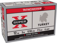 WINCHESTER SUPER-X TURKEY 12GA – 3″ 1-7/8OZ #4 10RD 10BX/CS