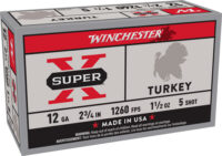 WINCHESTER SUPER-X TURKEY 12GA – 2.75″ 1-1/2OZ #5 10RD 10BX/CS
