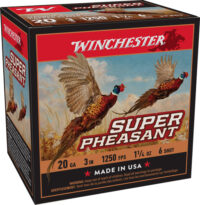 WINCHESTER SUPER PHEASANT 20GA – 1-1/4OZ #6 1250FPS 25RD 10BX/C