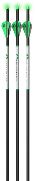 CENTERPOINT XBOW ARROW PREMIUM – 20″ GRN LIGHTED NOCK .003 3PK