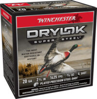 WINCHESTER DRYLOK 20GA #4 – 2.75″ 3/4OZ 25RD 10BX/CS