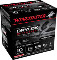 WINCHESTER DRYLOK 10GA 3.5″ – 1-5/8OZ #T 1350FPS 25RD 10BX/C