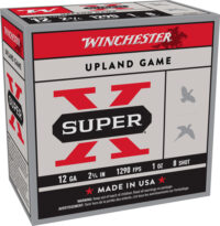 WINCHESTER SUPER-X 12GA 2.75″ – 1OZ #8 1290FPS 250RD CASE LOT