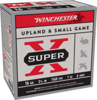 WINCHESTER SUPER-X 16GA 2.75″ – 1OZ #6 1165FPS 25RD 10BX/CS
