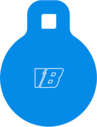 BASH TARGET AR500 GONG TARGET – ROUND 4″-1/2″ THICK