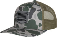 BERETTA CAP PM TRUCKER R 112 – RUBBER PATCH GREEN DUCK CAMO