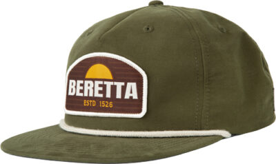 BERETTA CAP SUNSET ROPE – TRUCKER DARK GREEN
