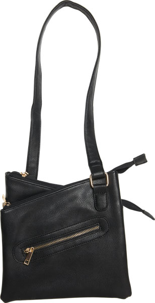 BULLDOG CONCEALED CARRY PURSE – CROSS BODY STYLE BLACK