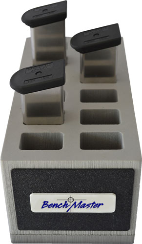 BENCHMASTER DOUBLE STACK 9MM – 12 UNIT MAG RACK