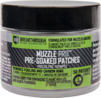 BREAKTHROUGH MUZZLELOADER – ROUND PRESOAKED PATCHES