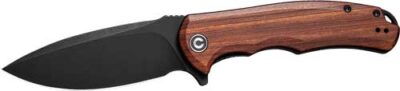 CIVIVI KNIFE PRAXIS 3.75″ – CUIBOURTIA WOOD/BLACK STNWSH