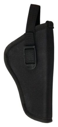 BULLDOG OWB HOLSTER W/ TB RH – PIT BULL NYLON BLACK MED REVOL