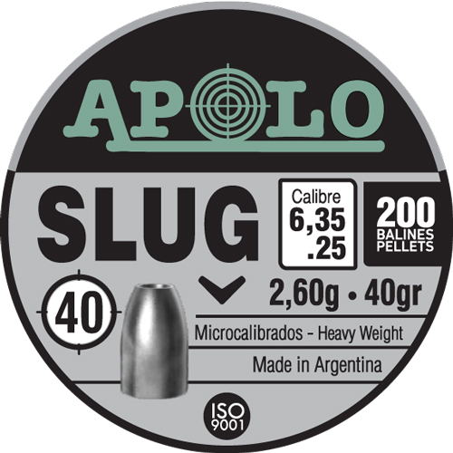 HATSAN APOLO 25 SLUG 40 GRAIN – 200 PACK