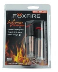 FOX LABS FOXFIRE INFERNO – PEPPER SPRAY TWIN PACK KEYRING