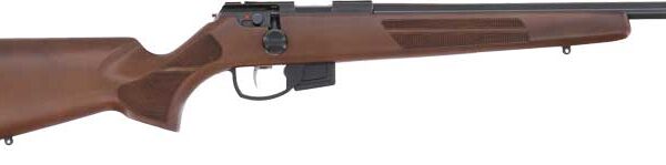 ANSCHUTZ 1761 HB 17HMR 18″ TB – BLUED/WALNUT CLASSIC 2-STG