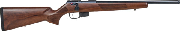 ANSCHUTZ 1761 D HB 17HMR – 18″ TB BLUED/WALNUT CLASSIC