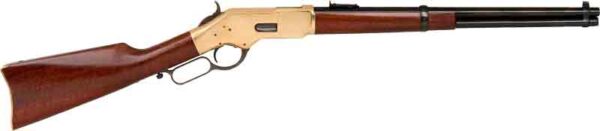 CIMARRON 1866 YELLOWBOY 45LC – 19″ SR CARBINE BLUED WALNUT
