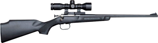CRICKETT RIFLE G2 22LR BLUED/ – BLACK SYNTH W/SCOPE AND CASE
