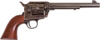 CIMARRON FRONTIER 38SPL/357MAG – PW FS 7.5″ CC/BLUED WALNUT