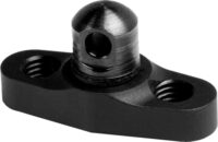 GROVTEC FLANGED SWIVEL STUD – KEYMOD ADAPTOR BLACK