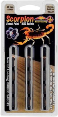 HARVESTER SCORPION 50 CAL – 240GR .451 POLY TIP SABOT 12PK