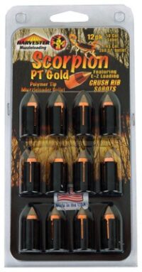 HARVESTER SCORPION 50 CAL – 260GR .451 POLY TIP SABOT 12PK