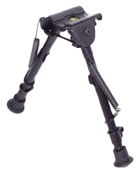 HARRIS BIPOD MODEL LM 9″-13″ – W/LEG EXTENSION NOTCHES BLACK