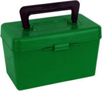 MTM DELUXE AMMO BOX 50-ROUNDS – X-LARGE RIFLE CALIBERS GREEN