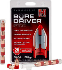 HORNADY 50CAL BORE DRIVER – 3499 290GR FTX 20CT 10BX/CS