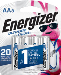 ENERGIZER ULTIMATE LITHIUM – BATTERIES AA 8-PACK
