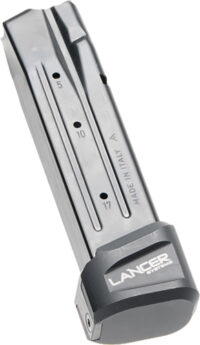LANCER EXTENDED BASEPAD PLUS - 5RDS BLACK FOR SIG P320
